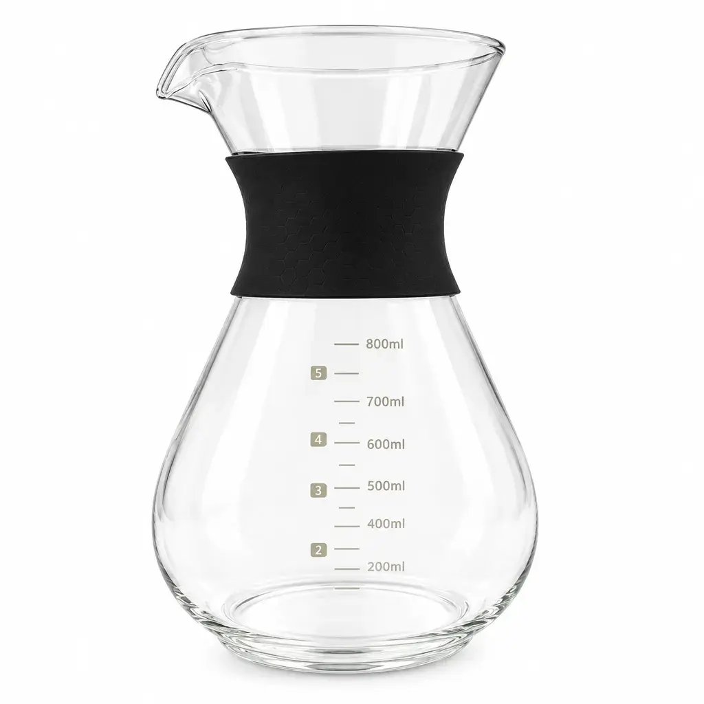 Jarra Percoladora De Café Multiuso De Vidrio 800Ml 27Oz 