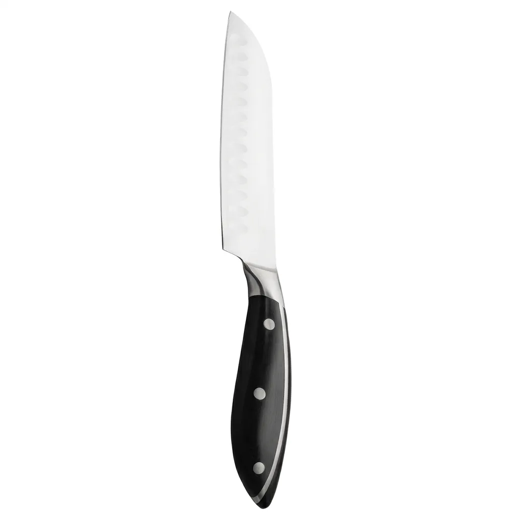 Cuchillo Santoku De Acero Inoxidable 22.5 Cm Ghidini