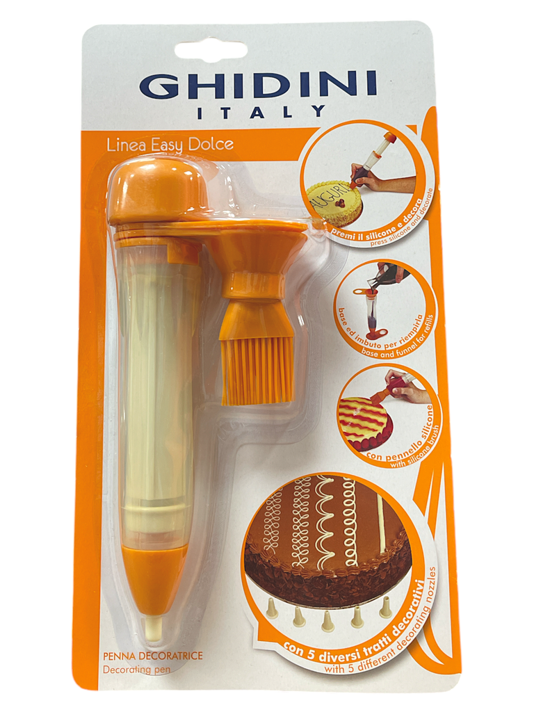 Bolígrafo Decorador Easy Dolce De Plástico Y Silicona 16.5 Cm Ghidini