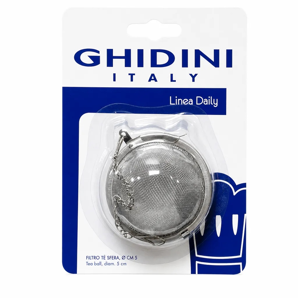 Filtro Para Té De Malla De Acero Inoxidable 5.5 Cm Ghidini