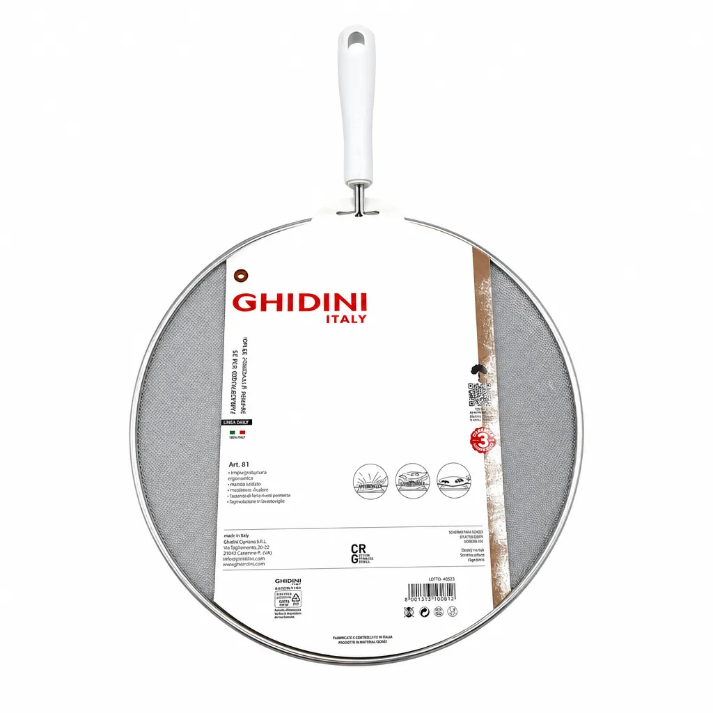Malla Antisalpicadura De Acero Inoxidable 29Cm Ghidini