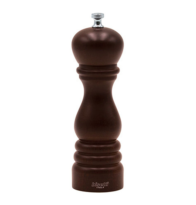 MOLINILLO DE PIMIENTA DE MADERA CLÁSICO 18CM BISETTI