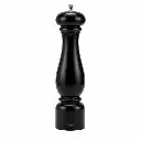 Molino De Pimienta De Madera Negro Con Engranaje De Cerámica 32 Cm Bisetti