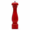 Molino De Pimienta De Madera Rojo Con Engranaje De Cerámica 32 Cm Bisetti