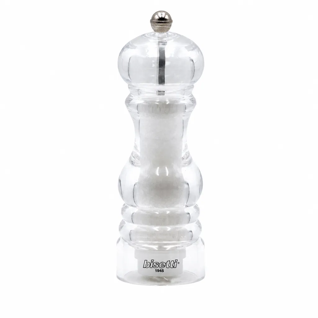 Molinillo De Sal Acrílico Transparente 12 Cm Bisetti