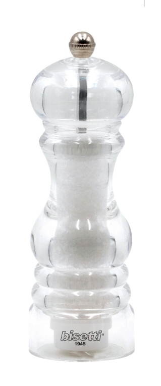 MOLINILLO DE SAL ACRÍLICO TRANSPARENTE 17.5CM BISETTI