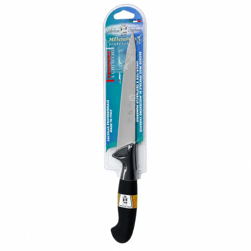 Cuchillo Deshuesador En Acero Inoxidable Con Mango Antideslizante 14 Cm Paolucci