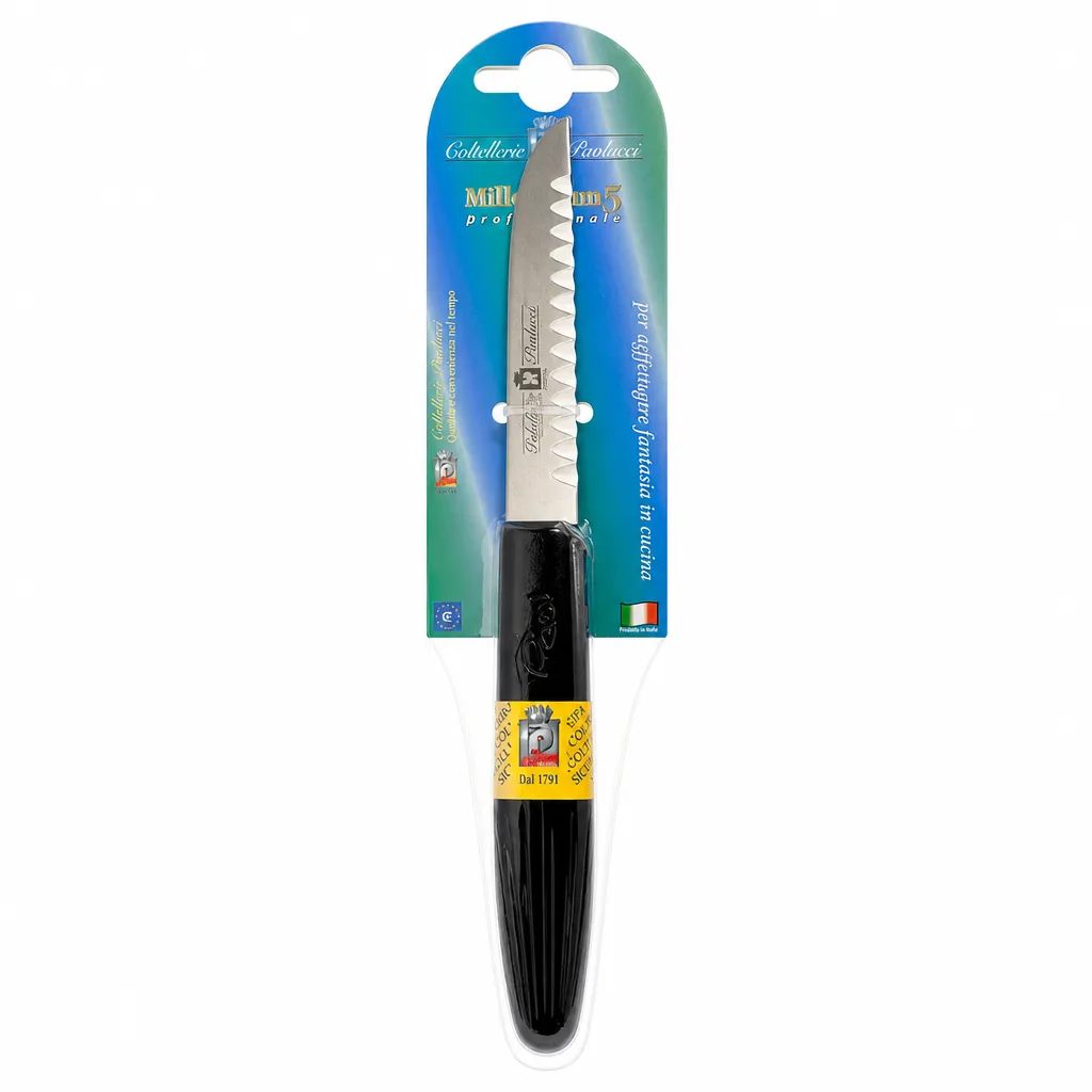 Cuchillo Para Decoracion De Acero Inoxidable 19 Cm Paolucci