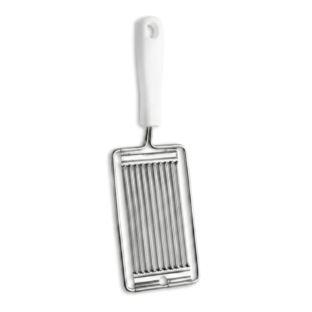 Cortador De Tomate Blanco De Acero Inoxidable 26x8.5x2 Cm Ghidini