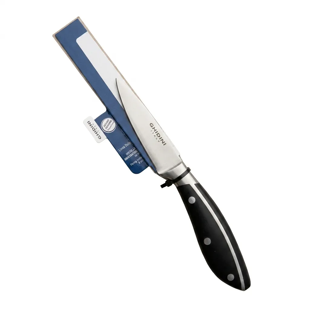 Cuchillo De Puntilla De Acero Inoxidable Forjado De 7 Cm Ghidini