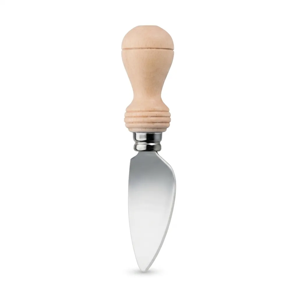 Cuchillo Para Picar Queso De Acero Inoxidable Con Mango De Madera 16,5 Cm Ghidini