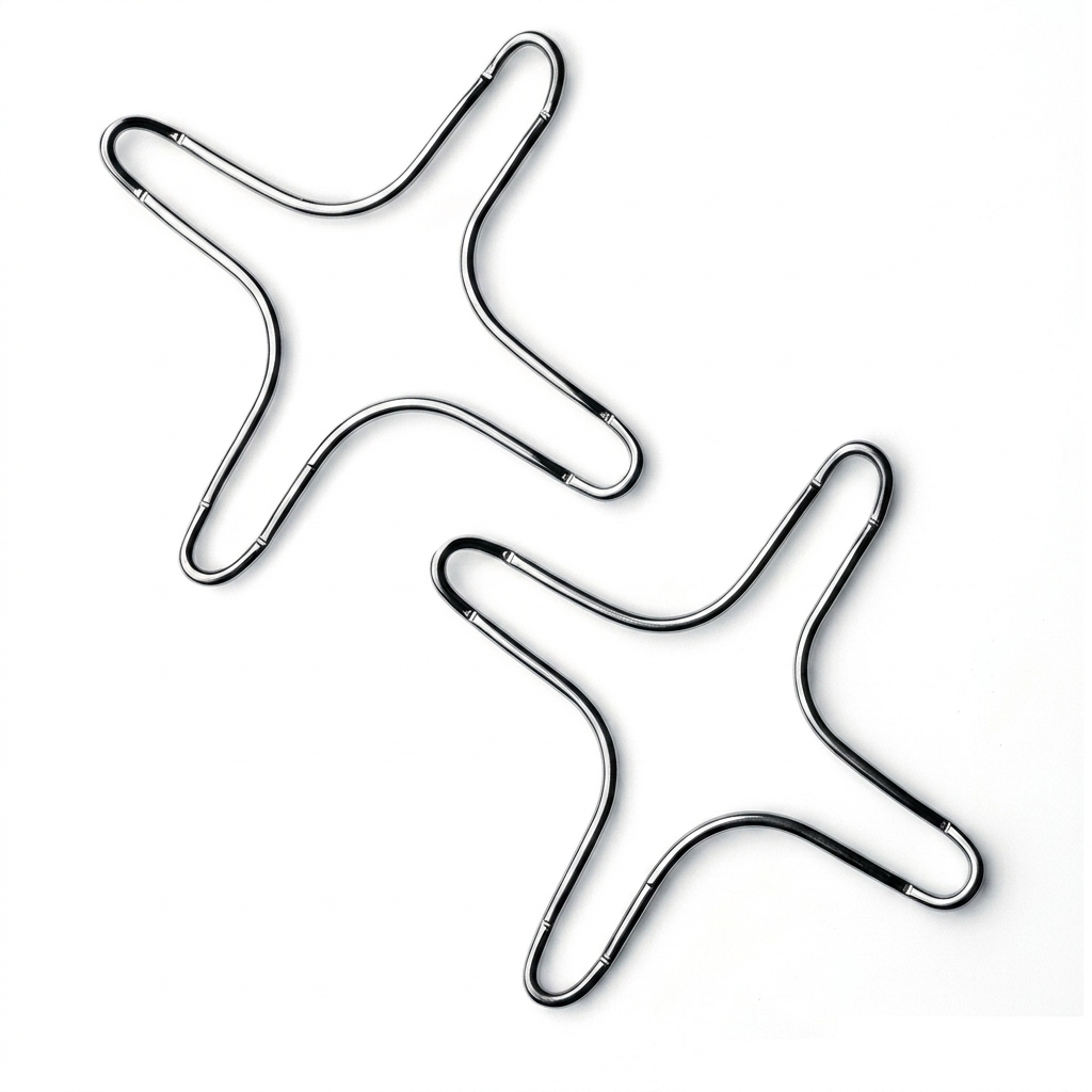 Reductores De Hornilla Dúplex De Acero Inoxidable 13 Cm Ghidini