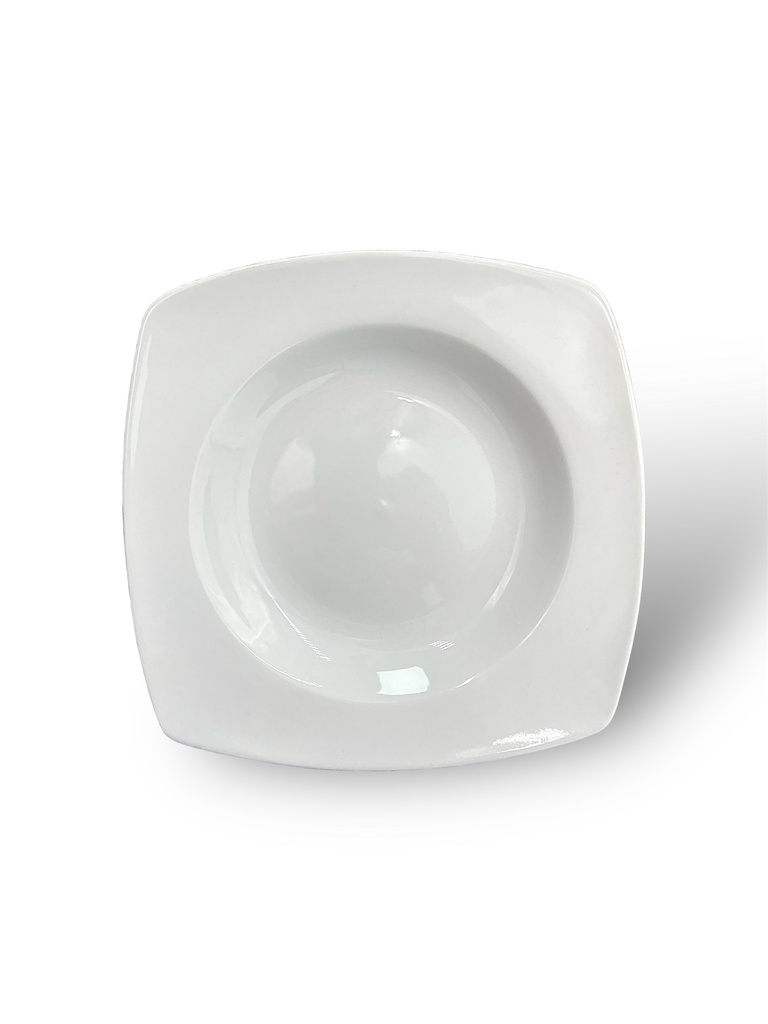 PLATO HONDO CUADRADO 20 CM DI VITTO