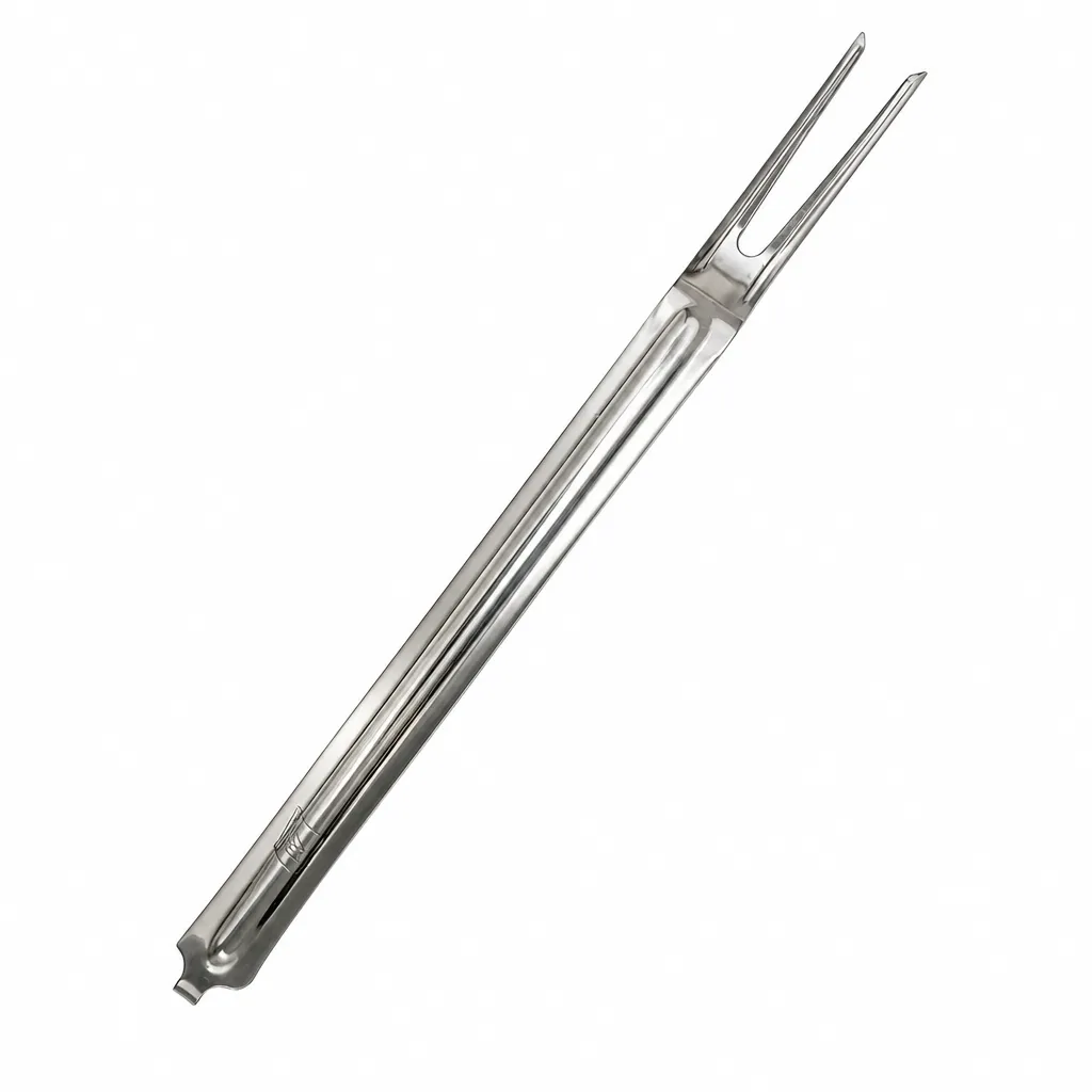 Tenedor 2 Puntas De Acero Inoxidable 38 Cm Di Vitto