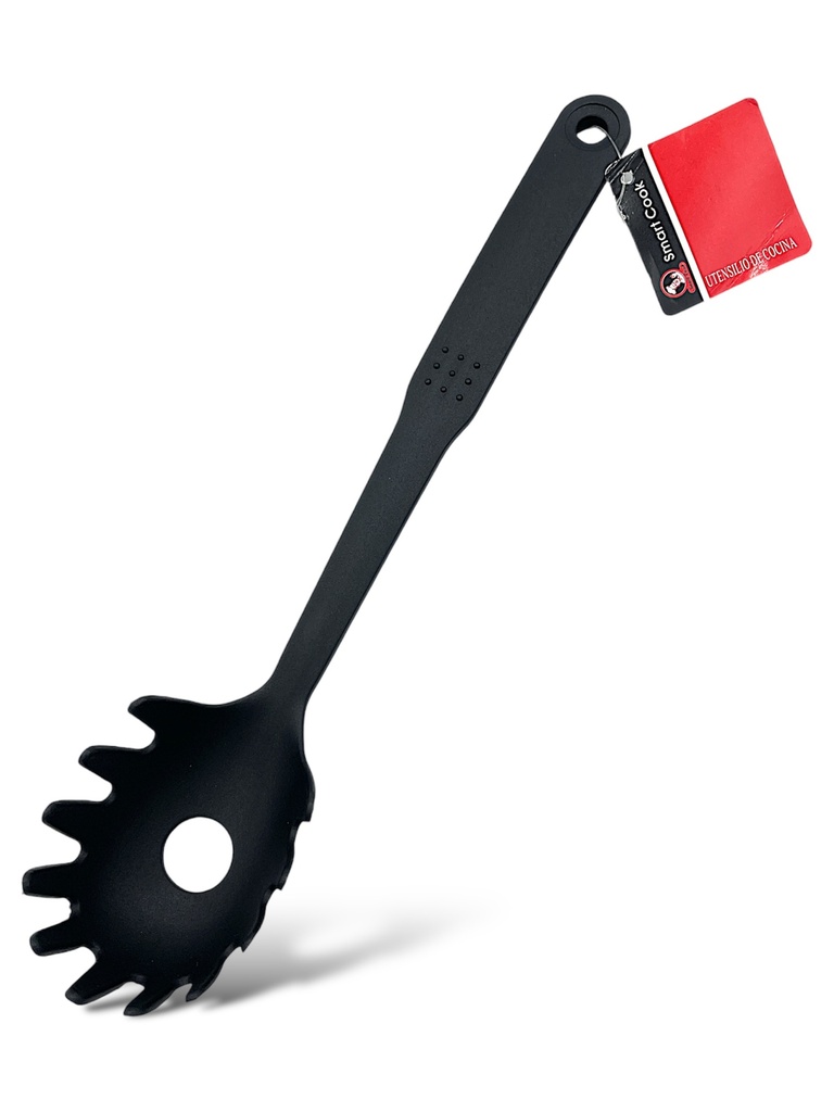 Servidor De Pasta En Nylon Negro 30Cm Smart Cook 