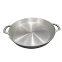 Caldero Tipo Paellera De Aluminio Fundido 28 Cm