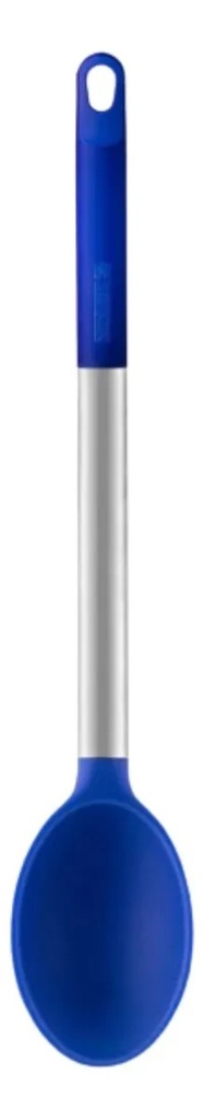 Cuchara De Silicona Azul 33Cm Solid 