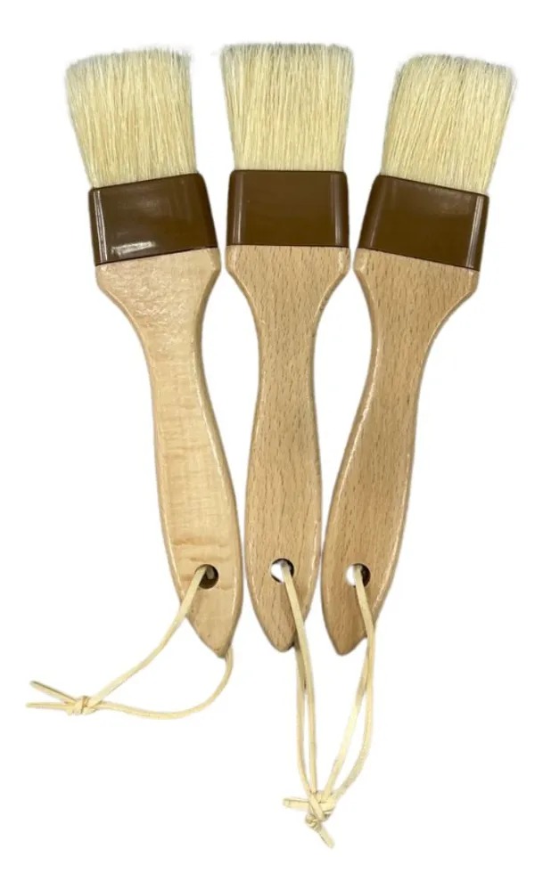 BROCHA PARA PASTELERÍA CON MANGO DE MADERA 2,5 CM CHOICE