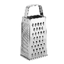 Rallador Multiusos Con 4 Caras De Acero Inoxidable 20,5x7,5x5Cm Kitchen Mate