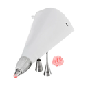 Set De Manga Pastelera De Algodón Con Dos Boquillas De Acero Inoxidable 35Cm Gefu