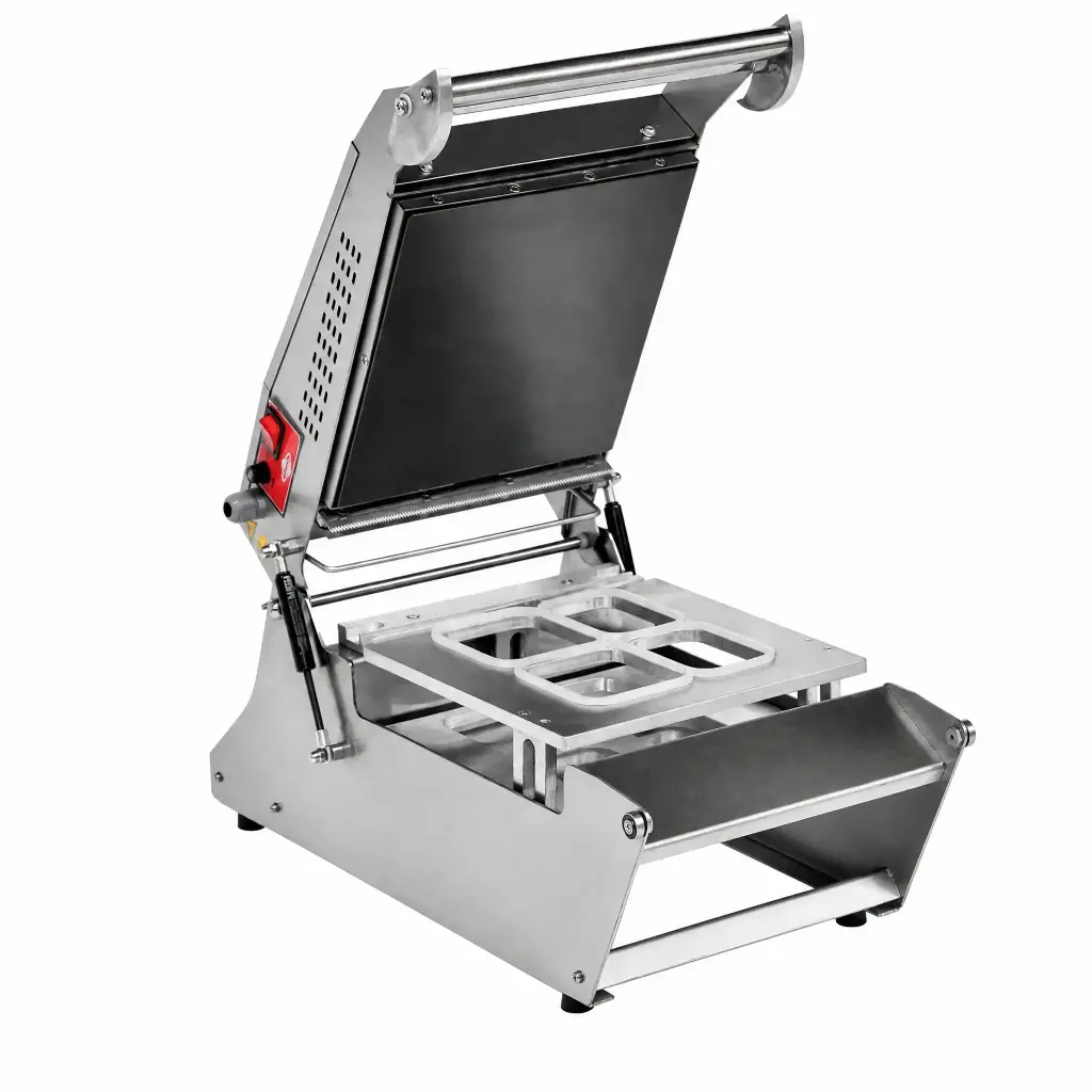 Máquina Selladora De Bandejas Acero Inoxidable 32x65x31Cm 220V Pimak