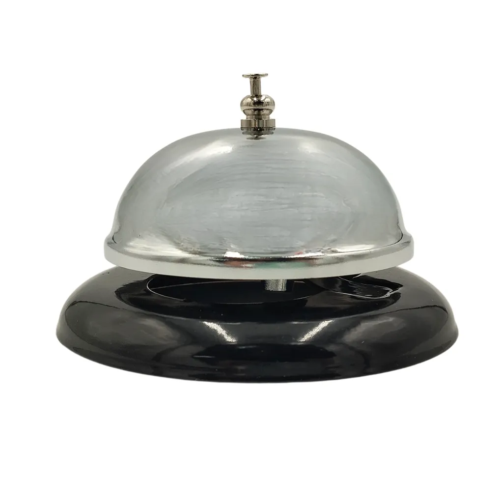 Campana Para Mesa En Acero Inoxidable 10,2 Cm Meital