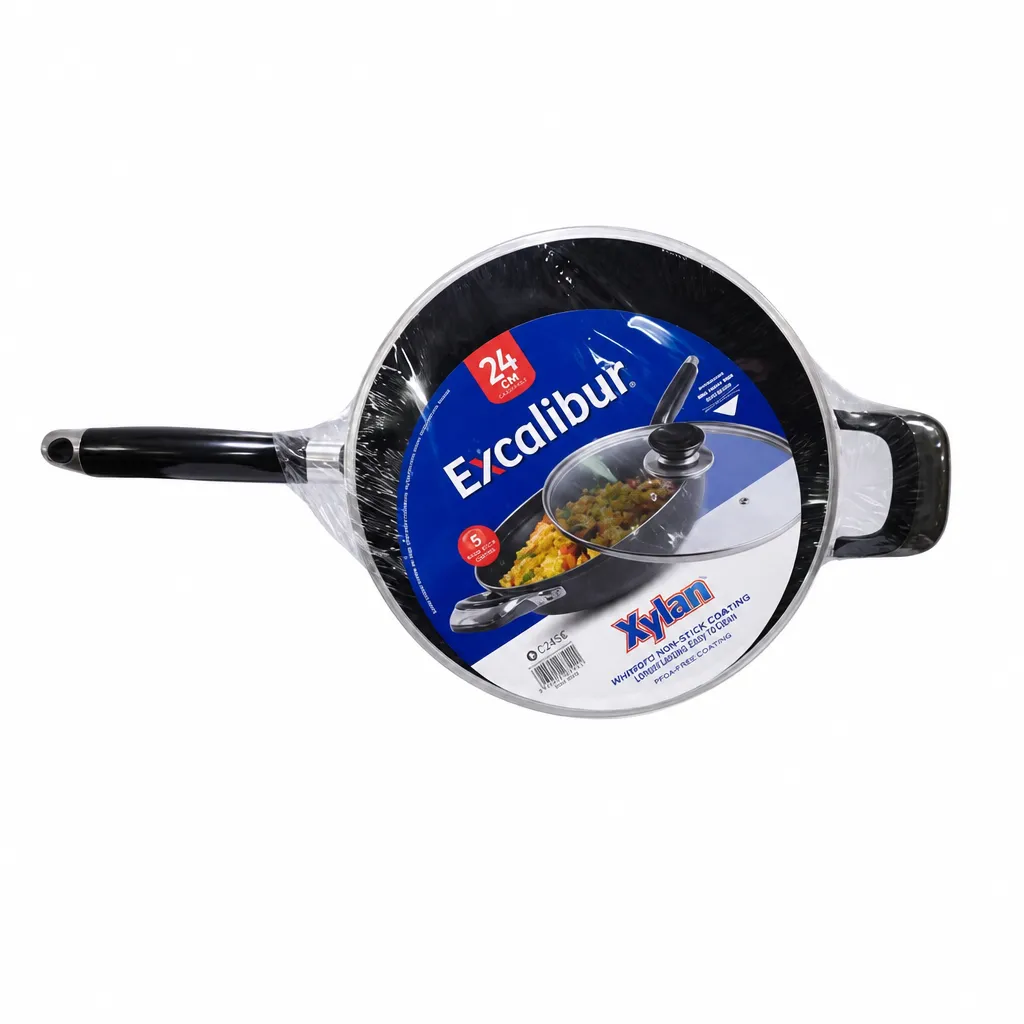 Sarten Con Tapa Antiadherente De 26 Cm Excalibur