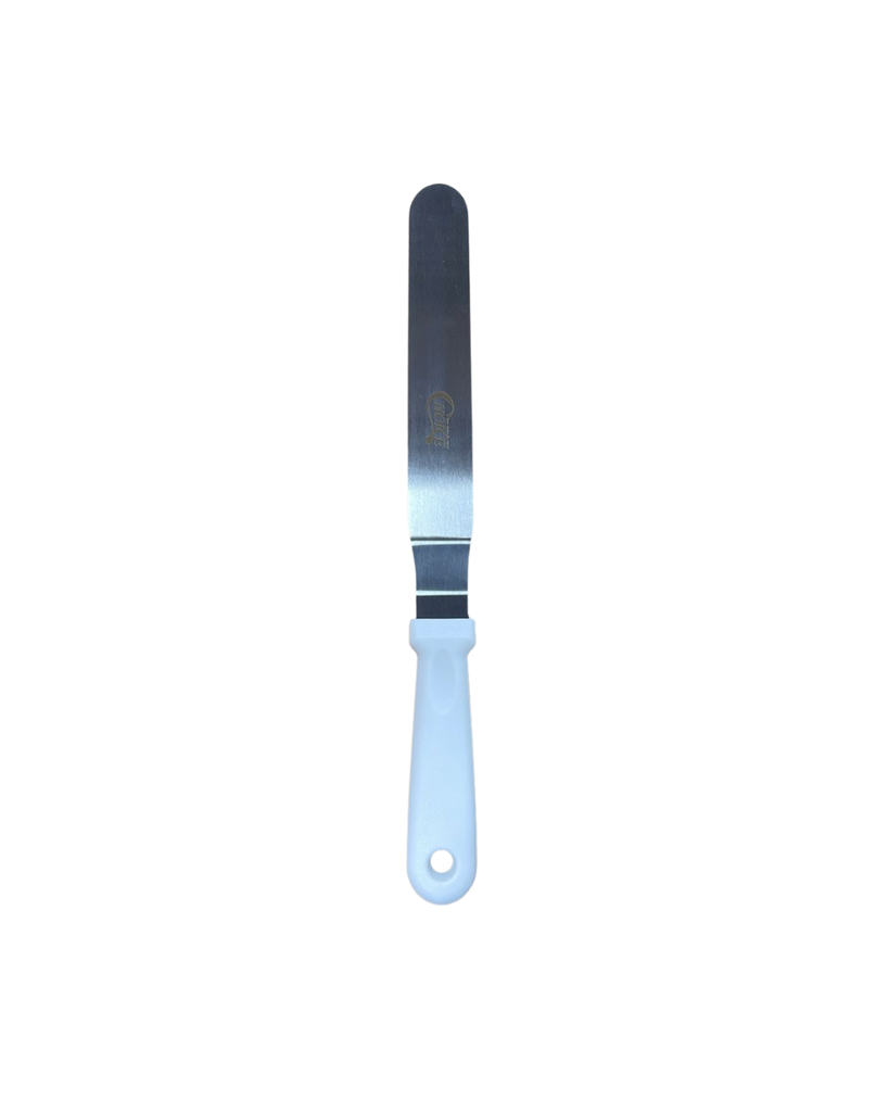 ESPATULA CON CODO DE ACERO INOXIDABLE CON MANGO PLASTICO 20 CM CHOICE
