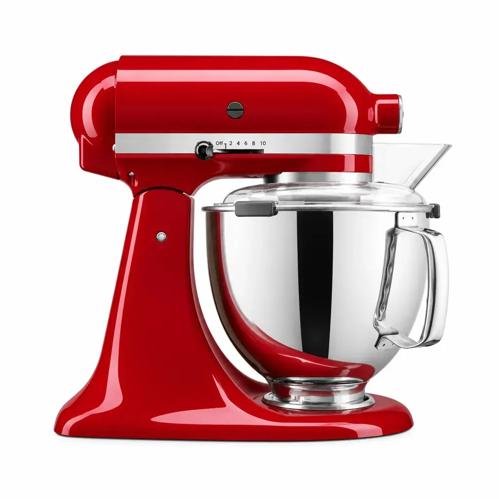Batidora De Pedestal 11 Velocidades Roja En Acero Inoxidable De 7QT Kitchenaid
