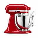 Batidora De Pedestal 11 Velocidades Roja En Acero Inoxidable De 7QT Kitchenaid