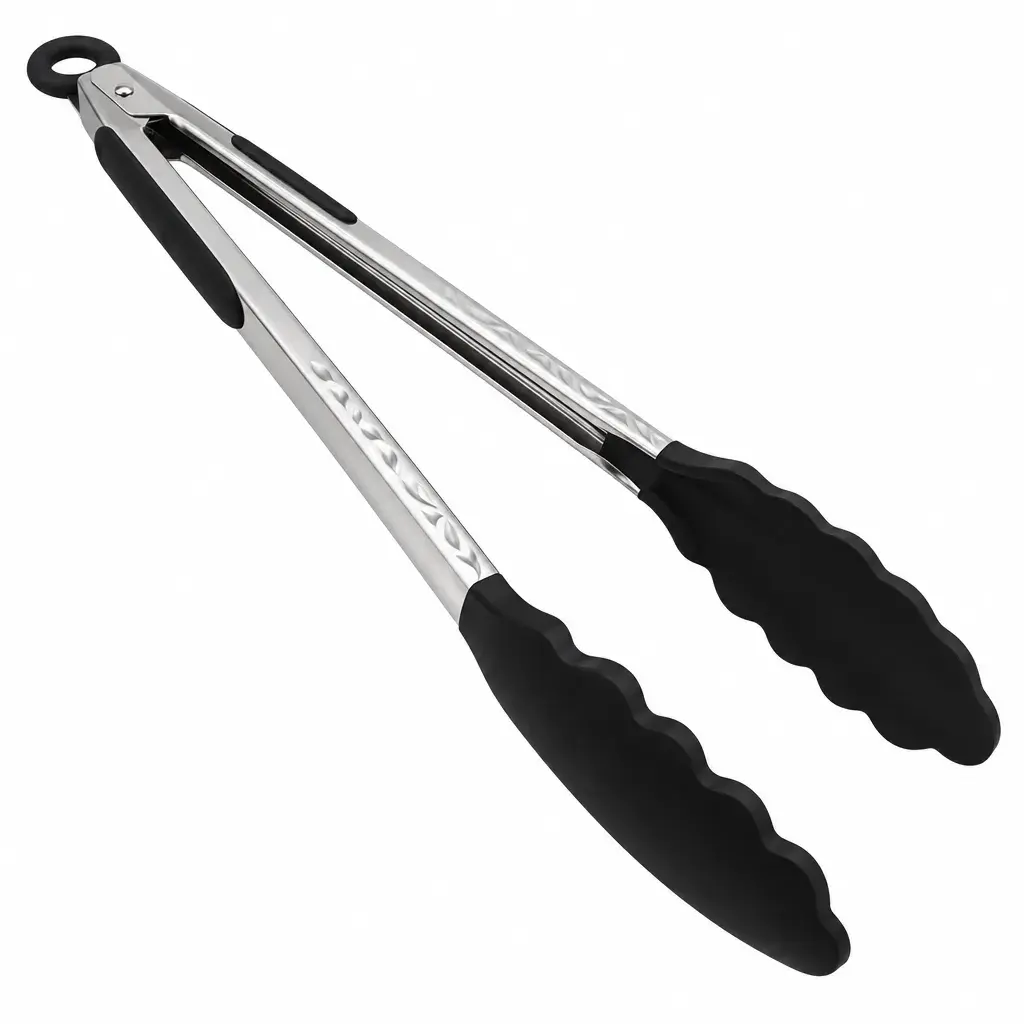 Pinza De Cocina Con Punta De Silicona 30Cm