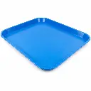 Bandejas Plásticas De Fibra Azul Rectangular 44X34 Cm Alfa Hogar