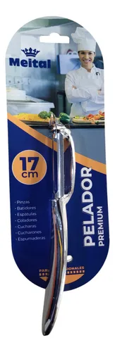 Pelador Premium De Acero Inoxidable 17Cm Meital