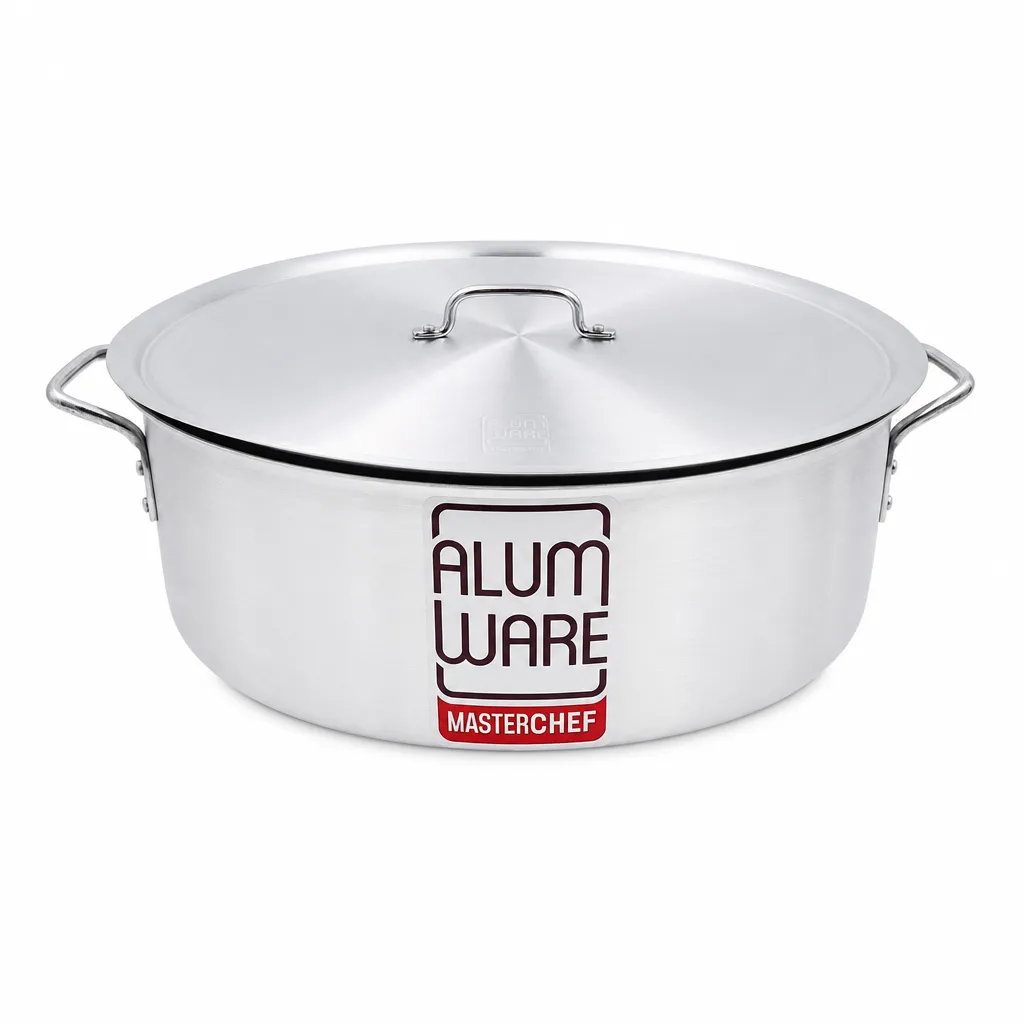 Cacerola Con Tapa De Aluminio 47 L 5 Mm Alumware