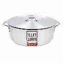 Cacerola Con Tapa De Aluminio 47 L 5 Mm Alumware