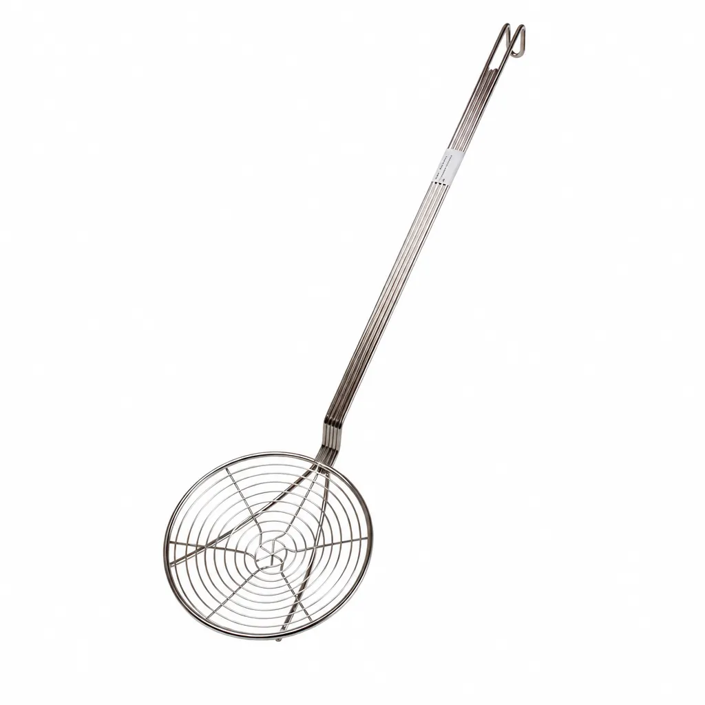 Espumadera Italiana De Acero Inoxidable Cromada 23 Cm Meital