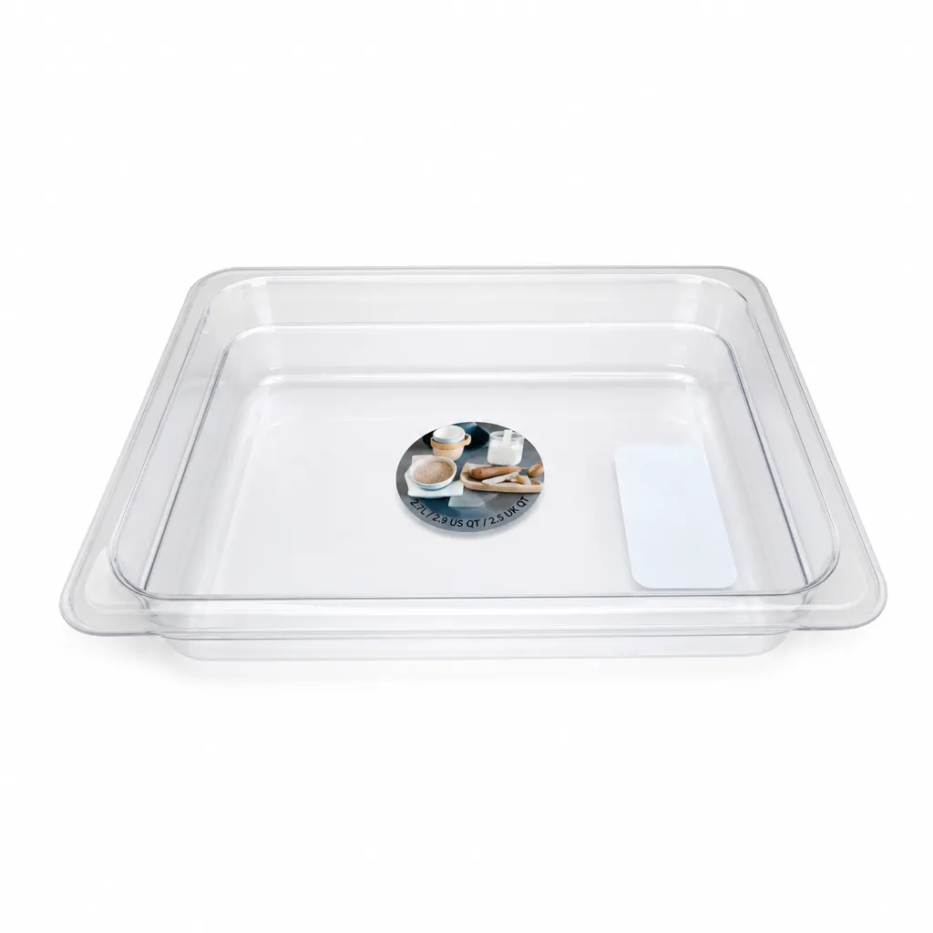 Bandeja Gastronómica De 1/2 En Policarbonato De 32,5X25,6X6,5 Cm Meital