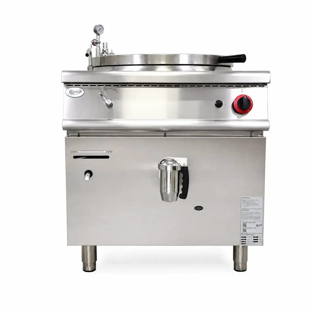 Marmita Fija A Gas Acero Inoxidable 150L Iboia