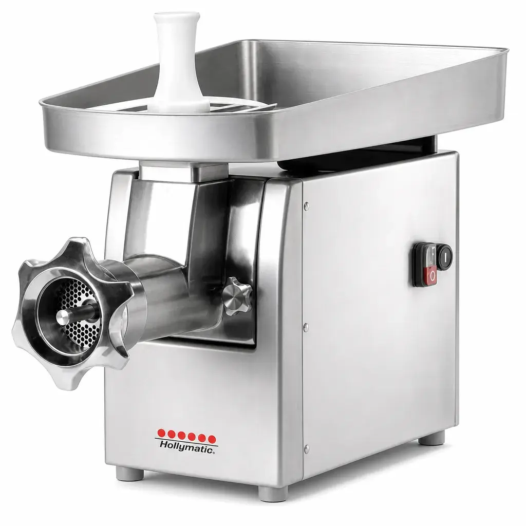 Molino De Carne Industrial Modelo 32 En Acero Inoxidable 3 Hp Hollymatic