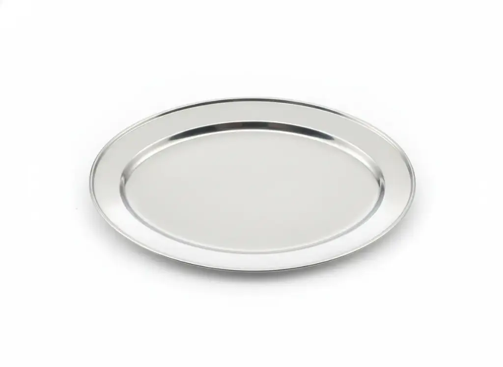 Bandeja Ovalada De Acero Inoxidable 40 Cm Todotel