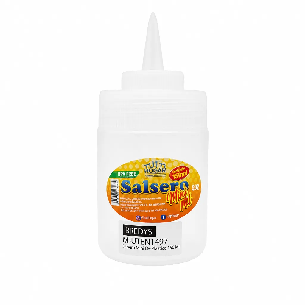 Salsero Mini De Plástico 150Ml 