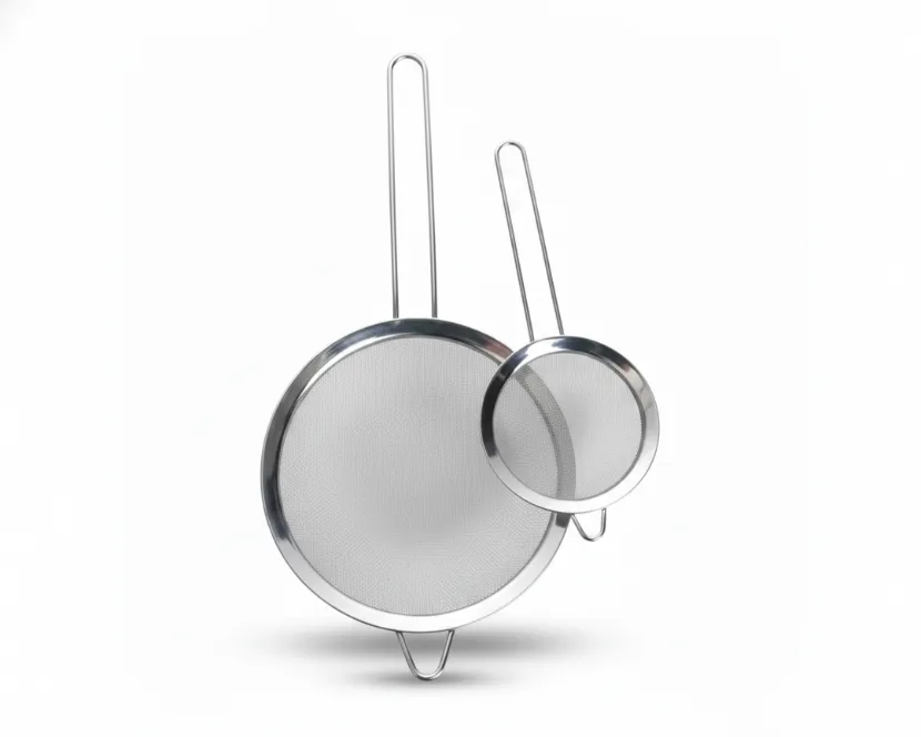 SET DE COLADORES DE ACERO INOXIDABLE 14 Y 8 CM BAKERS SECRET