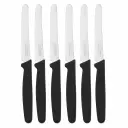 Set De 6 Cuchillos De Mesa De Acero Inoxidable Casabella Inox