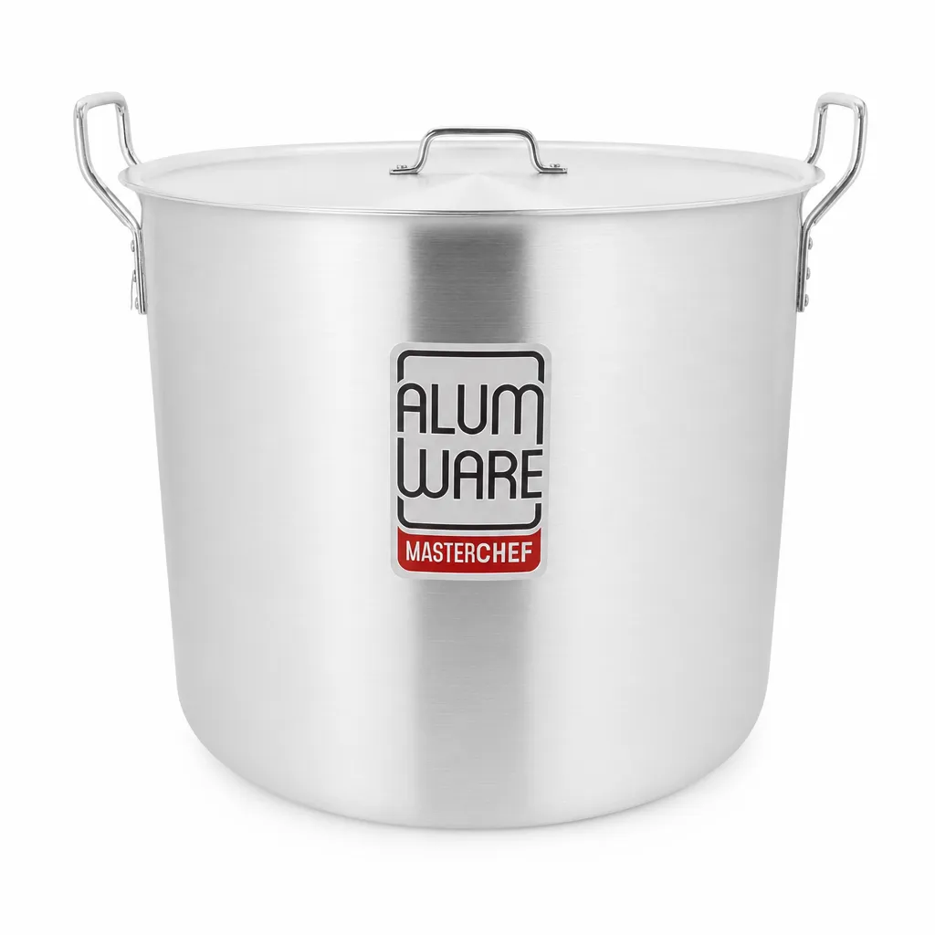 Olla Alta Con Tapa De Aluminio Extra Fuerte 105L 5 Mm Alumware