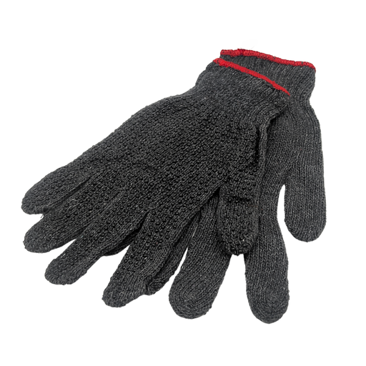 [M-ACCE164] Guante De Tela Negra Con Puntos Pvc 23 Cm Unikert