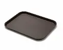 BANDEJA PLASTICA DE FIBRA MARRON RECTANGULAR 44X34 CM ALFA HOGAR