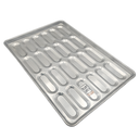 BANDEJA PARA PERROS CALIENTES EN ACERO INOXIDABLE DE 65X45 CM ALUMWARE