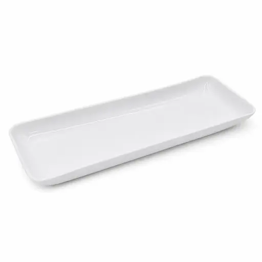 [M-BAND0048] Bandeja Rectangular De Cerámica 36x13 Cm Corona