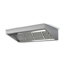 CAMPANA AMERICANA CON FILTRO DE ACERO INOXIDABLE 122X52X100 CM STEEL SOLUTION