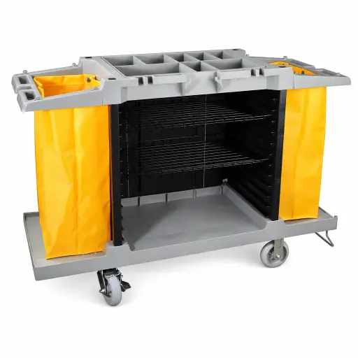 [M-CARRO0011] Carro De Limpieza De Plástico 150x54x99 Cm Meital